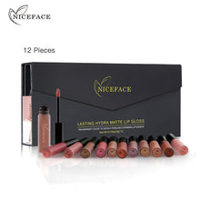 Load image into Gallery viewer, NICEFACE 12Pcs/Set Matte Long-Lasting Lipstick