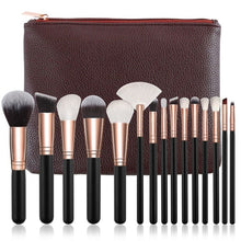 Load image into Gallery viewer, 15pcs Pink Makeup Brushes Set