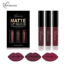Load image into Gallery viewer, NICEFACE 3PCS Liquid Lipstick Set