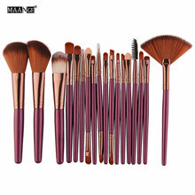 Load image into Gallery viewer, MAANGE 15/18 Pcs Professional Makeup Brushes Set