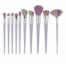 Load image into Gallery viewer, Unicorn make up brush set 10 PCS/set