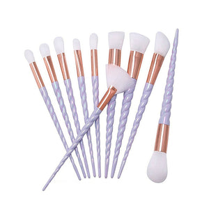 10pcs Unicorn Makeup Brushes Set